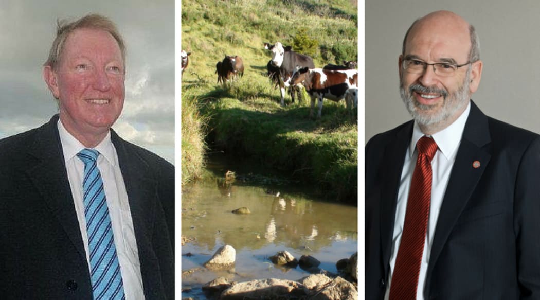 Nick Smith, cows by river, Peter Gluckman