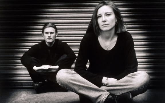 Geoff Barrow and Beth Gibbons in the early 90s