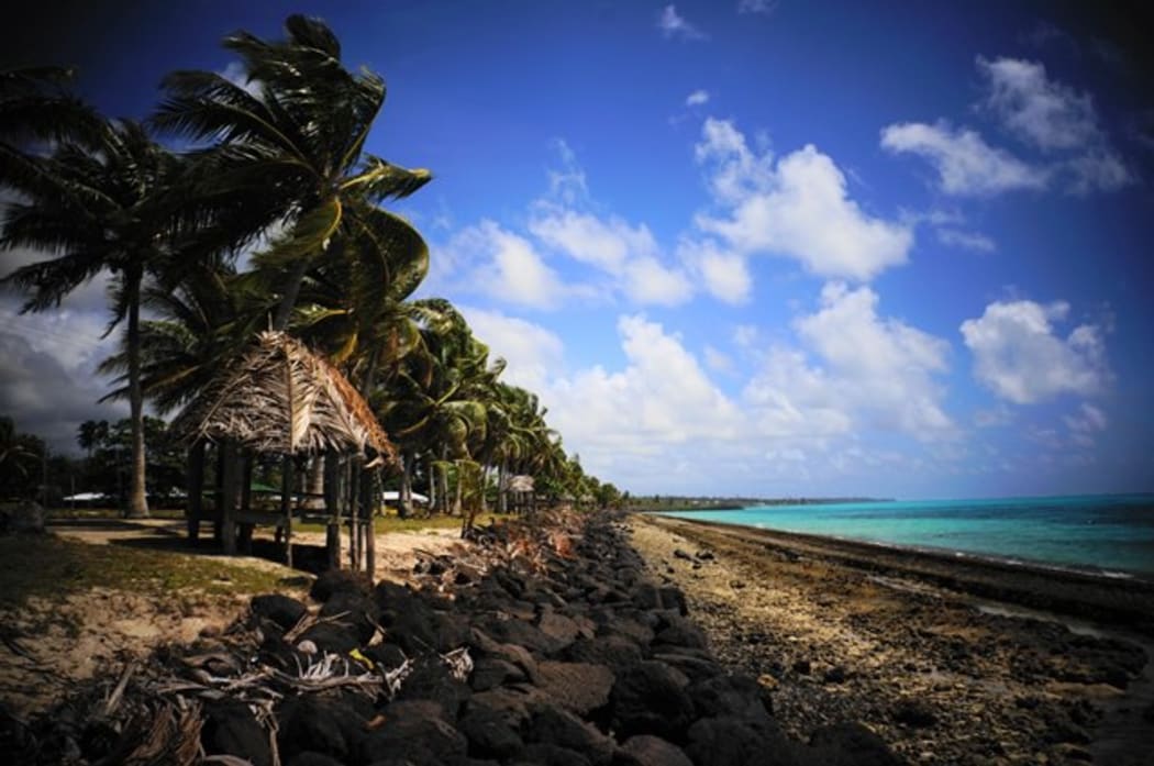 A beach in Savai'i, Samoa