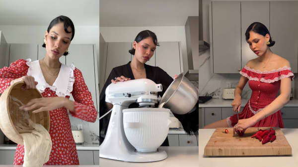 Nara Smith, who has been accused of rage-baiting for the clearly unrealistic lifestyle she represents, would never admit to it. It's part of why the strategy is so successful.