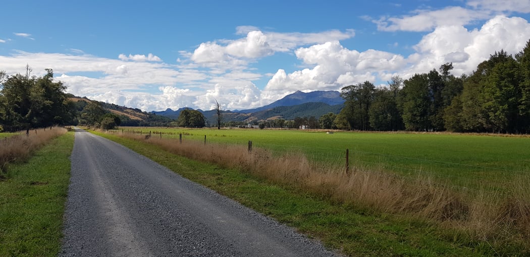 The Bruce farm in the Maruia Valley.