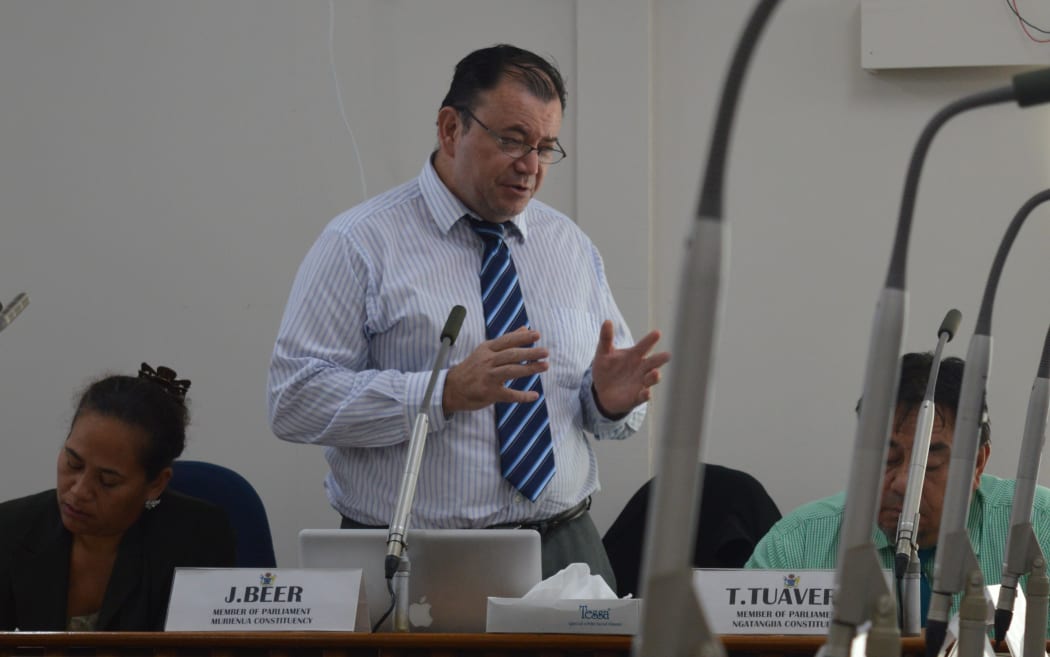 The Cook Islands MP for Murienua James Beer.