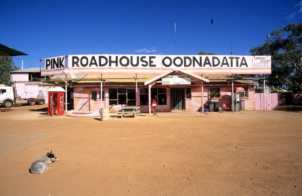 Australia, South Australia, Simpson desert, Oodnadatta, Pink Roadhouse Oodnadatta