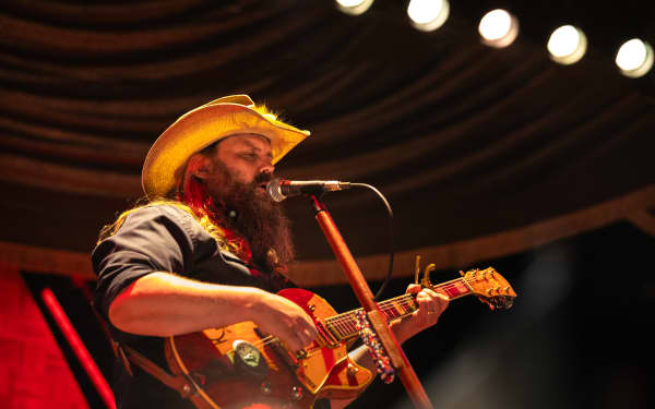 Chris Stapleton performing at Auckland's Spark Arena, Friday 7 March 2025.