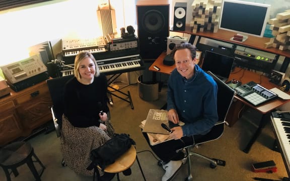 Nathan Haines with Charlotte Ryan