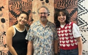 Deirdre Khoo, Jim Moa and Chelsea Dawson