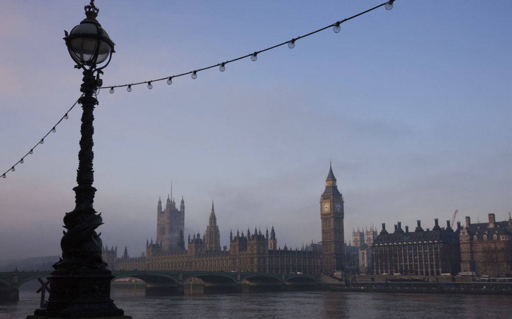 Early misty morning view of Big Ben and the Houses of Parliament across Westminster Bridge, London, England, United Kingdom, Europe (Photo by Amanda Hall / Robert Harding Premium / robertharding via AFP)