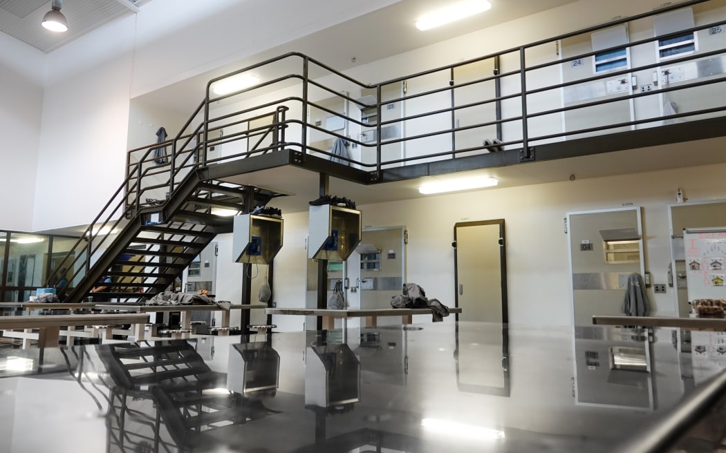 Kohuora Auckland South Corrections Facility, a SERCO run high security men’s prison located at Wiri, in Auckland.