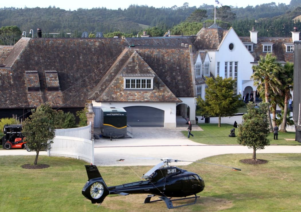 Kim Dotcom's Coatesville mansion