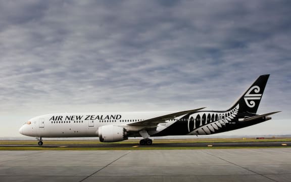 A Boeing Dreamliner 787, from the Air New Zealand fleet.