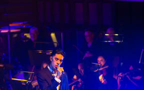Teeks performing at Auckland's Town Hall