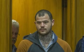 Troy Kevin Taylor at his sentencing in the Christchurch High Court for murdering and assaulting 15-month-old Ihaka Stokes.