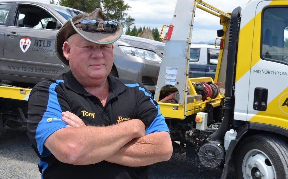 Tony Taylor the towie - and Kaikohe Community Patrol founder.
