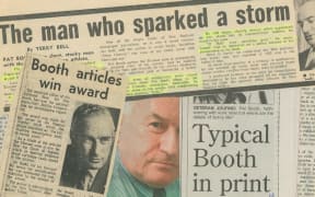 The career of Pat Booth makes for a failry full file of clippings.