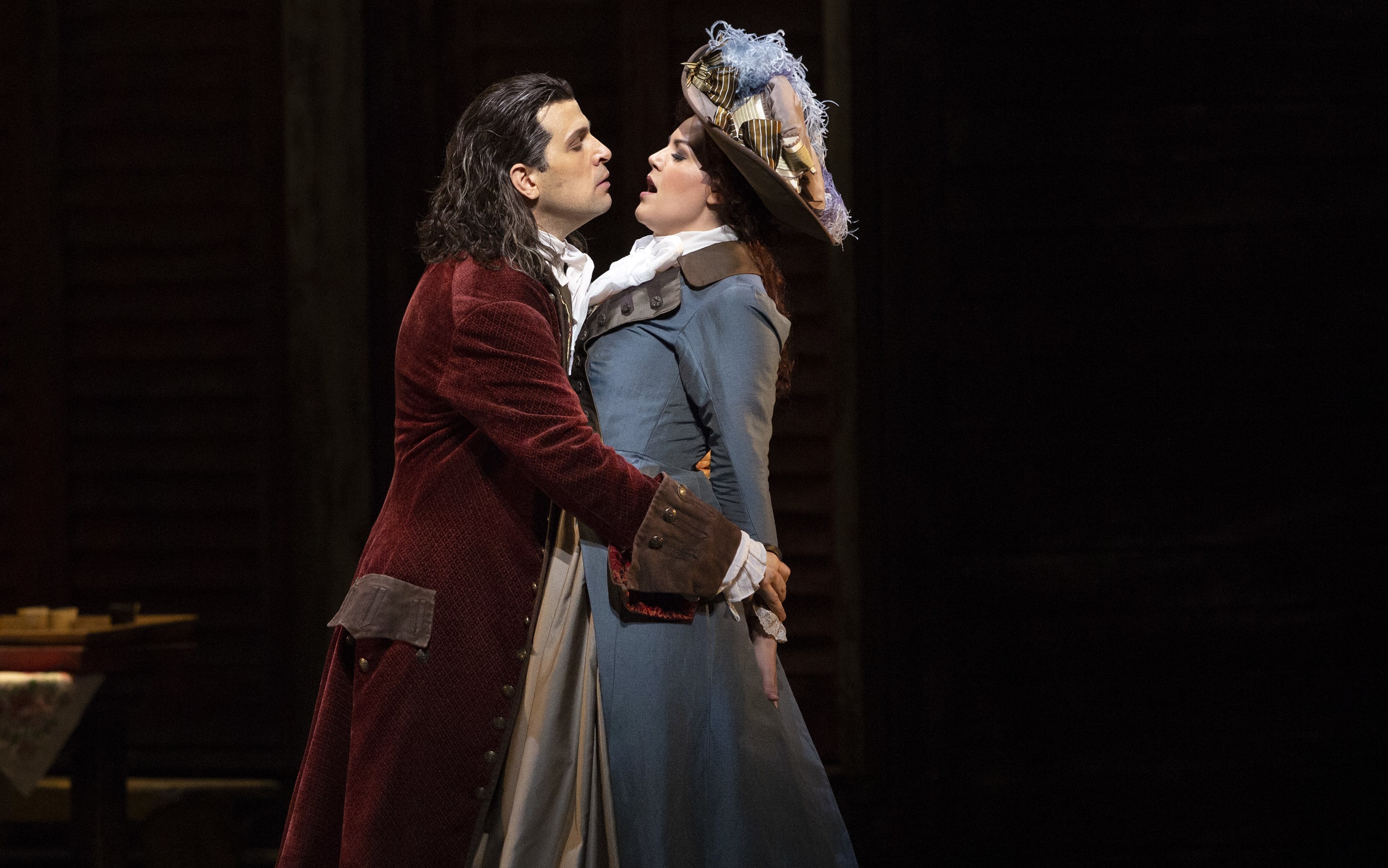 Luca Pisaroni as Don Giovanni and Federica Lombardi as Donna Elvira