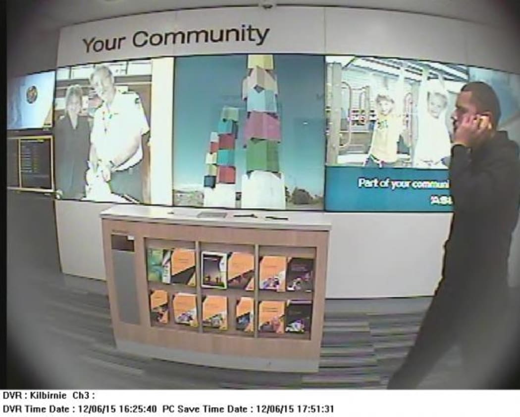 Police are hoping to identify this man after an alleged robbery at ASB Kilbirnie.