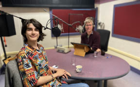 Leilani Aaron Woodmore, 16, speaks to Bryan Crump about their Compose Aotearoa win.