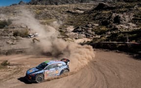 Hayden Paddon at Rally Argentina. 2017