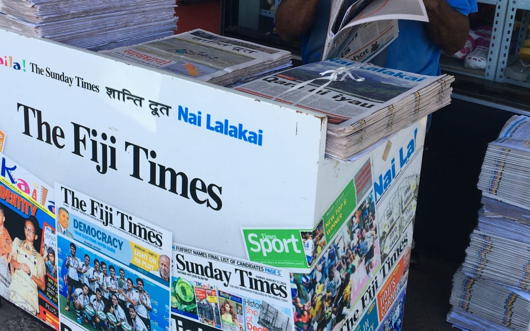 Fiji Times stand