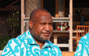 Papua New Guinea Prime Minister James Marape at the MSG meeting in Port Vila
