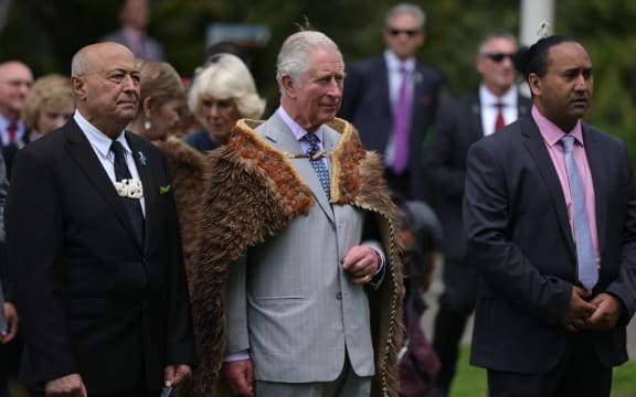 Prince Charles is welcomed onto the Waitangi grounds