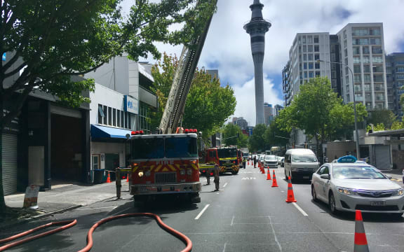 Fire and Emergency staff said the fire may have started in an air conditioning unit