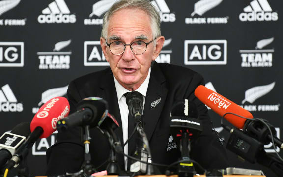 New Zealand Rugby chair Brent Impey.