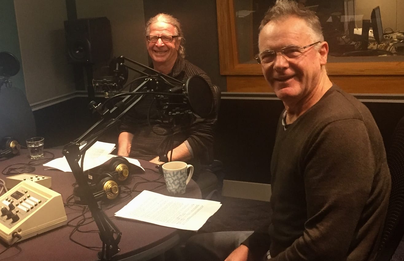 Playwright Stuart Hoar (left) and director Paul Gittins.