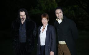 Viago, Vladislav, and Wellignton mayor Celia "Vade"-Brown
