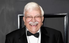 Musician Sammy Nestico attends The 59th GRAMMY Awards in Los Angeles, California.