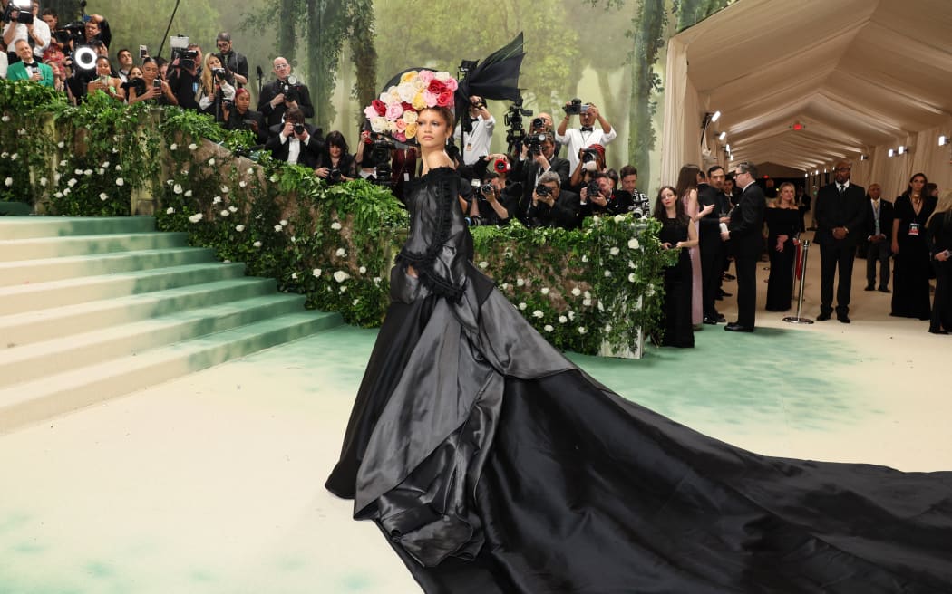 NEW YORK, NEW YORK - MAY 06: Zendaya attends The 2024 Met Gala Celebrating "Sleeping Beauties: Reawakening Fashion" at The Metropolitan Museum of Art on May 06, 2024 in New York City.   Dia Dipasupil/Getty Images/AFP (Photo by Dia Dipasupil / GETTY IMAGES NORTH AMERICA / Getty Images via AFP)