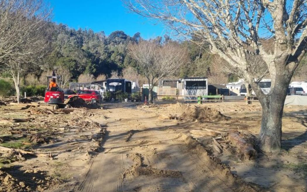 Bethany Park Campground manager Roger Armstrong estimated the area received nearly 500 millimetres of rain between the two recent storms.