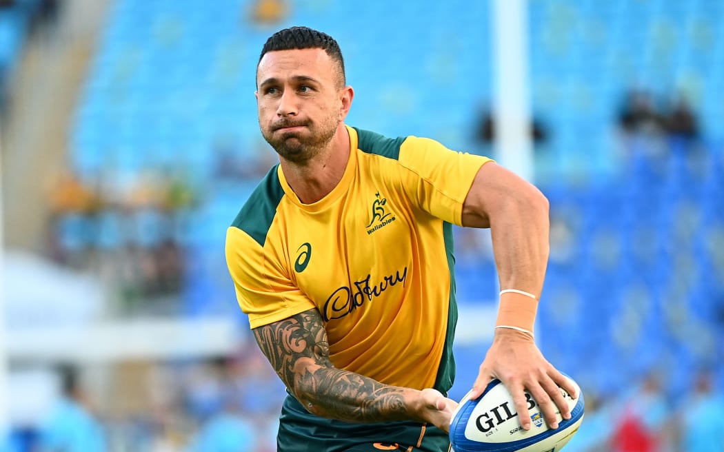 Wallabies player Quade Cooper