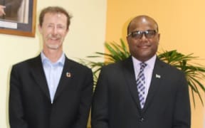 David Boyd met with the Deputy Secretary Policy Esala Nayasiin Fiji