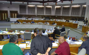 The Marshall Islands Nitijela (parliament) in session in Majuro in this file photo. The latest Deloitte audit of the national government, including overseas embassies, was presented to parliament when it opened earlier this month. Photo: Hilary Hosia.