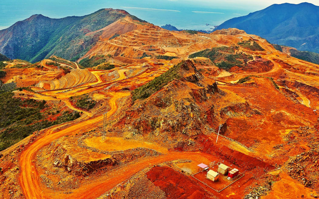 Société Le Nickel’s extraction mining site of Thio (New Caledonia) – PHOTO SLN Eramet