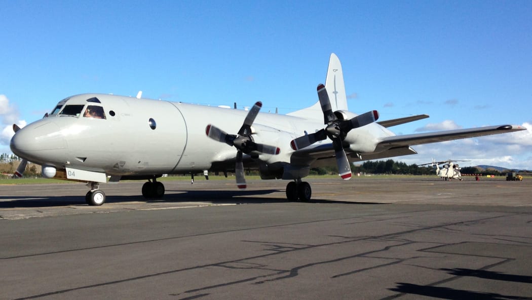 NZ Airforce Orion arrives back in Whenuapai after weeks spent searching for the missing Malaysian airliner