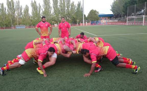 Scrum training at 'Ikale Tahi practice in Spain.