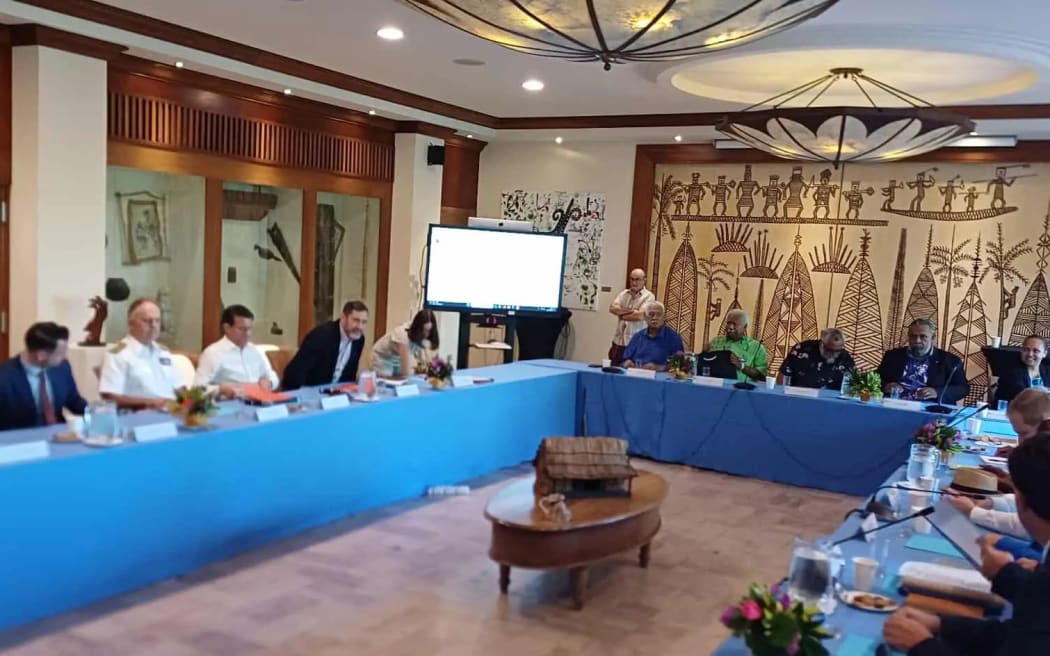 Talks resume in New Caledonia on Friday 2 May 2025 with French Overseas minister Manuel Valls and all parties in attendance