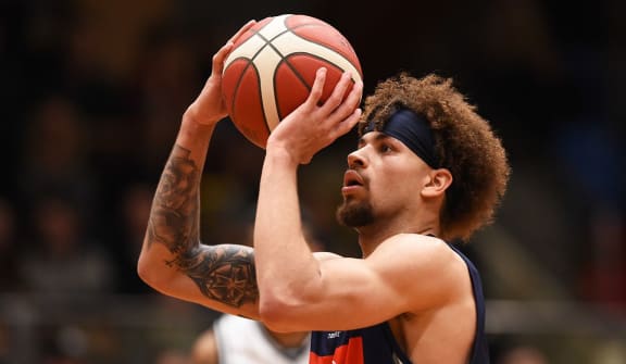 Nelson Giants Hunter Hale in the NBL