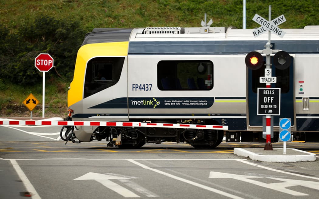 Metlink train in Wellington.