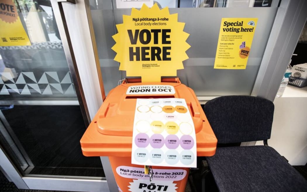 Local body election voting - single use only