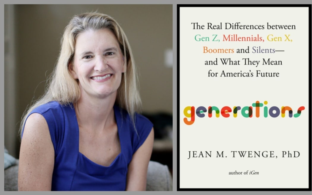 Generations by Jean Twenge composite image of book cover and author