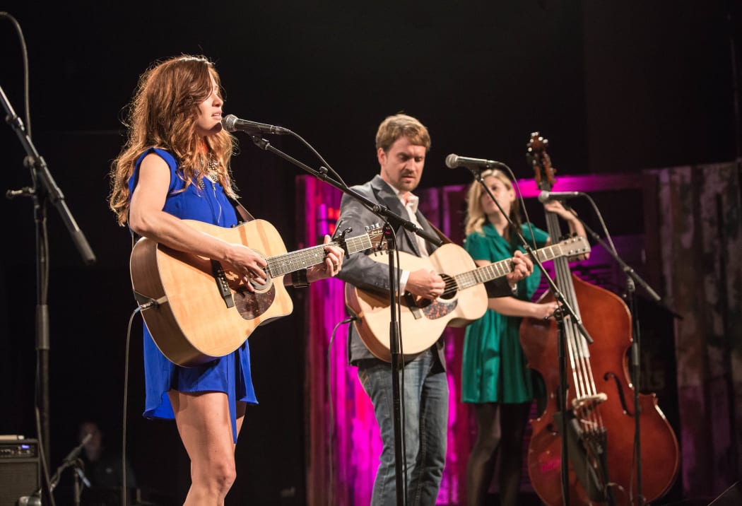The Danberrys and Vanessa McGowan (on upright bass)
