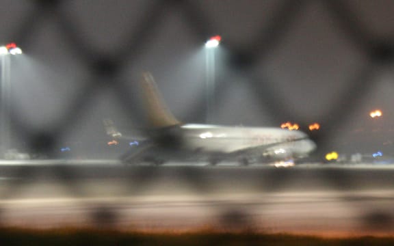 The plane landed at Sabiha Gokcen Airport in Istanbul.