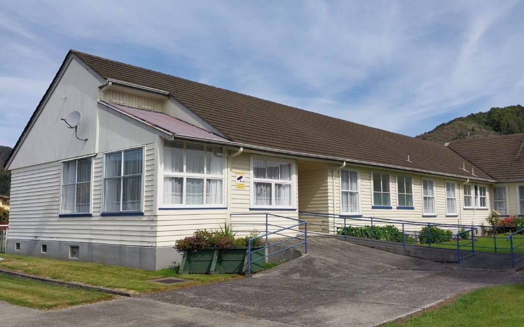Part of the Ziman House wing of Reefton Hospital. It has been refurbished since March 2022 but remains unoccupied.