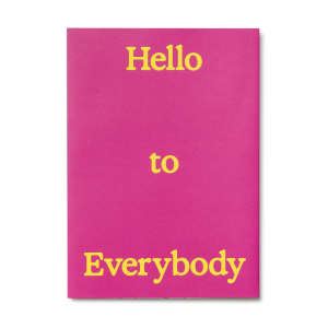 The cover of Hello To Everybody by Sallie Culy
