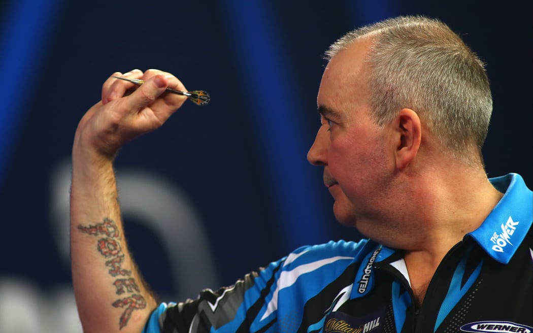 Darts player Phil Taylor.