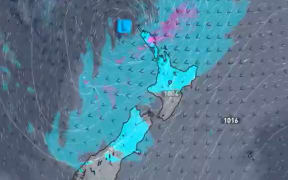 A band of rain moves across the country on Thursday.