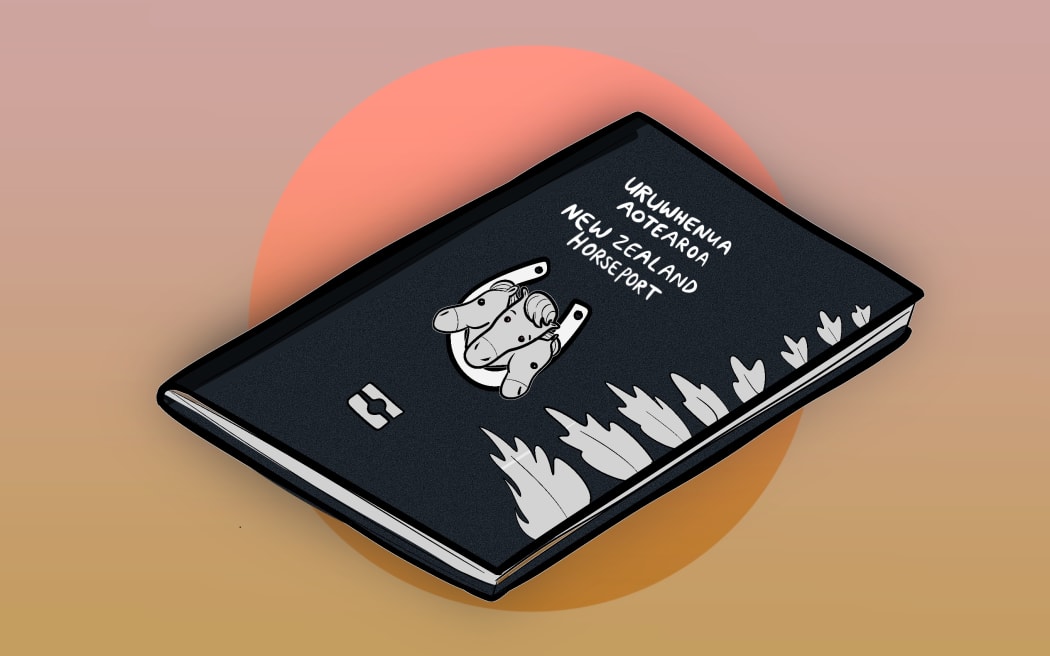 Travelling horses need their own horse passport - this is usually four-to-five times the size of a human passport.